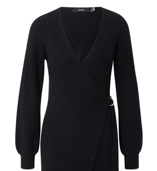 VERO MODA Women's Alexandria Knitted Dress Black