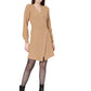VERO MODA Women's Alexandria Knitted Dress Brown Size Large