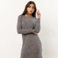 VERO MODA Women's Reef MIDI Dress Gray