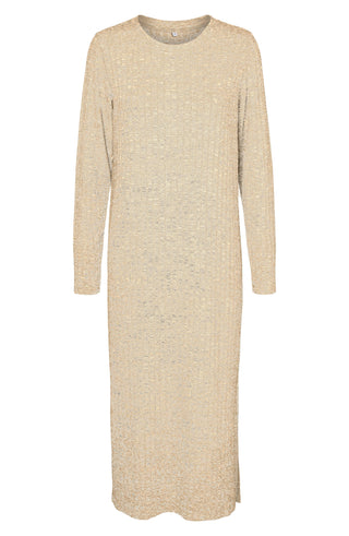 VERO MODA Women's Reef MIDI Dress Brown Size X-Large