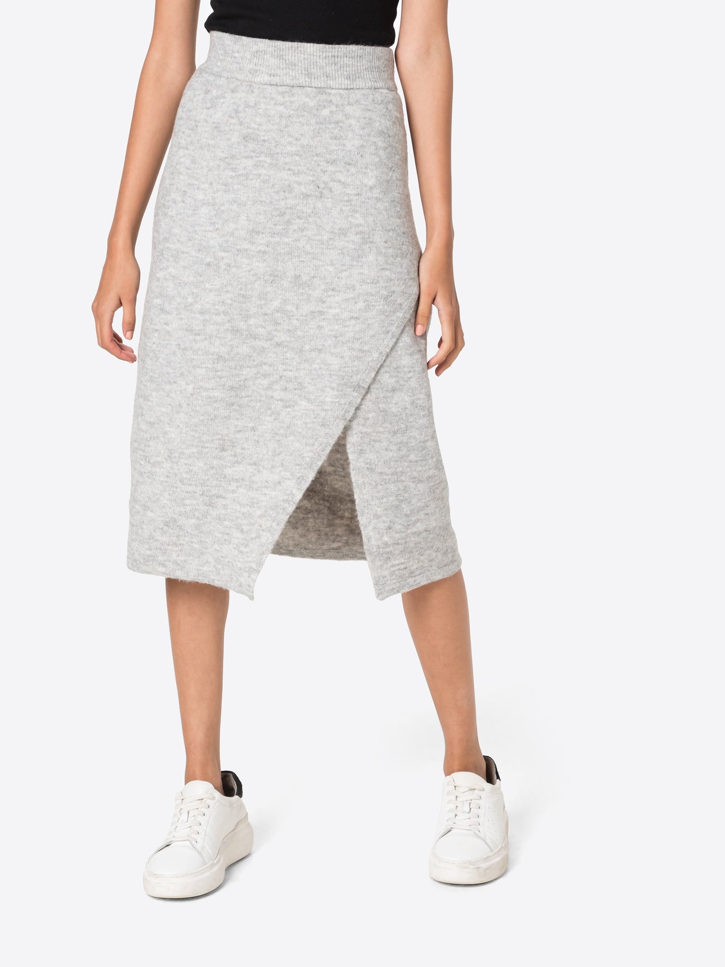 VERO MODA Women's Gennady Pencil Skirt Gray