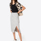 VERO MODA Women's Gennady Pencil Skirt Gray