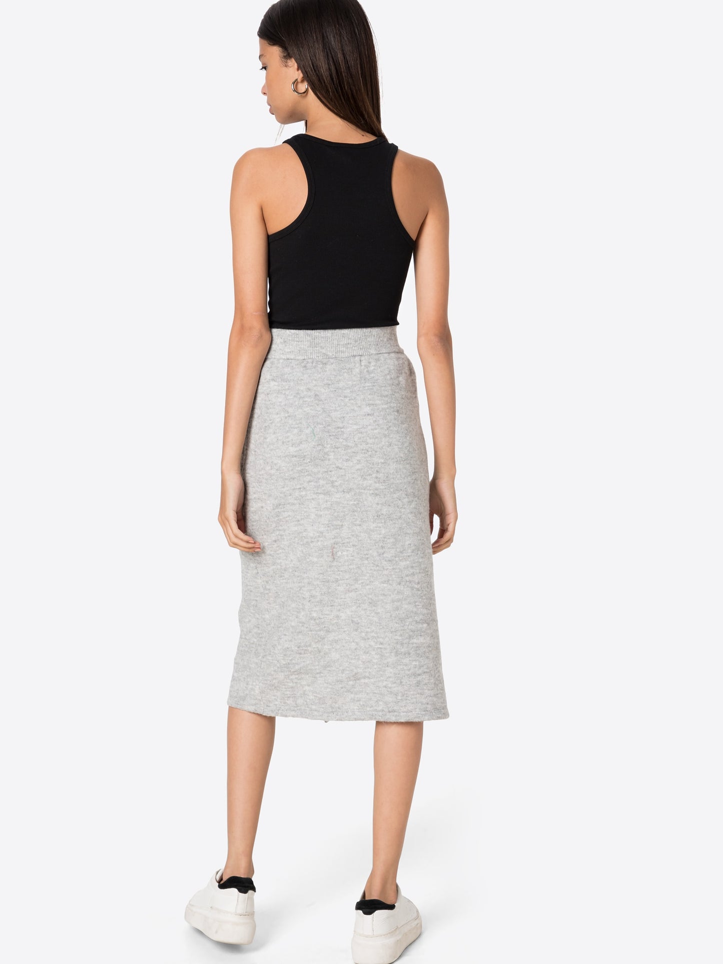 VERO MODA Women's Gennady Pencil Skirt Gray