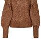 VERO MODA Women's Sweater Brown Size Large
