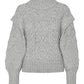 VERO MODA Women's Sweater Gray Size Large