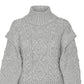 VERO MODA Women's Sweater Gray Size Large