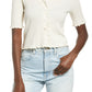 VERO MODA Women's Hailey Ribbed Top White Size Small