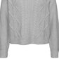VERO MODA Women's Reese Sweater Gray