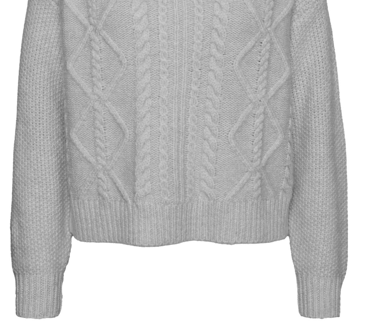 VERO MODA Women's Reese Sweater Gray