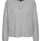 VERO MODA Women's Reese Sweater Gray