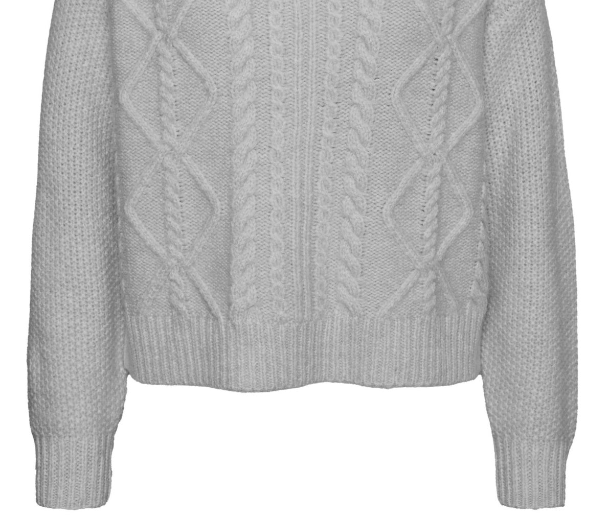 VERO MODA Women's Reese Sweater Gray
