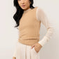 VERO MODA Women's Nadine Sweater Vest Brown Size Small
