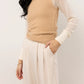 VERO MODA Women's Nadine Sweater Vest Brown Size Small