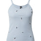 VERO MODA Women's Jeanette Tank Top Blue