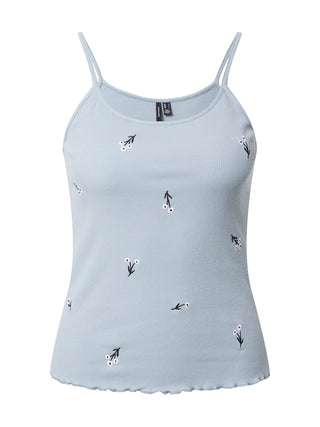 VERO MODA Women's Jeanette Tank Top Blue