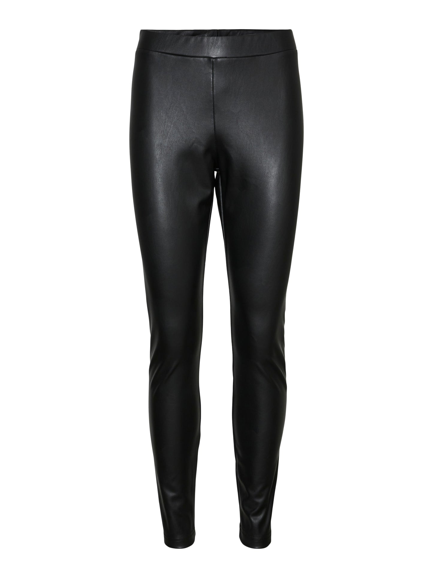 VERO MODA Women's Pepper Vegan Leather Pants Black Size X-Small