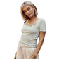 VERO MODA Women's Shirt Green Size X-Small