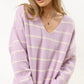 VERO MODA Women's Aubree Sweater Purple Size Medium