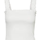 VERO MODA Women's Top White Size Large