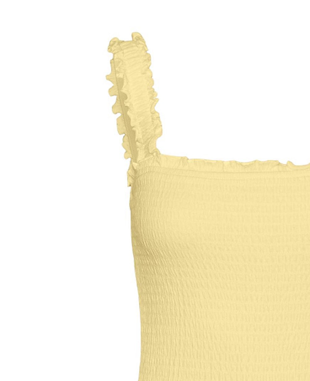 VERO MODA Women's Kinsey Dress Yellow Size X-Large