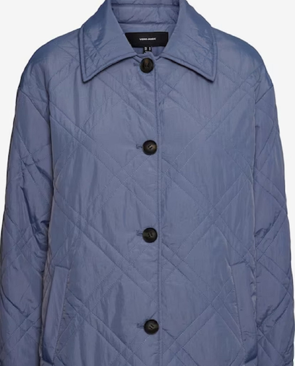VERO MODA Women's Between Seasons Coat Blue Size Medium