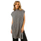VERO MODA Women's Devi Long Vest Gray