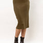 VERO MODA Women's Shea Skirt Green