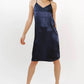 VERO MODA Women's Serein Mini Slip Dress Blue Size Small