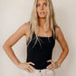 VERO MODA Women's Huntley Tank Top Black Size Small