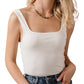 VERO MODA Women's Huntley Tank Top White Size Small