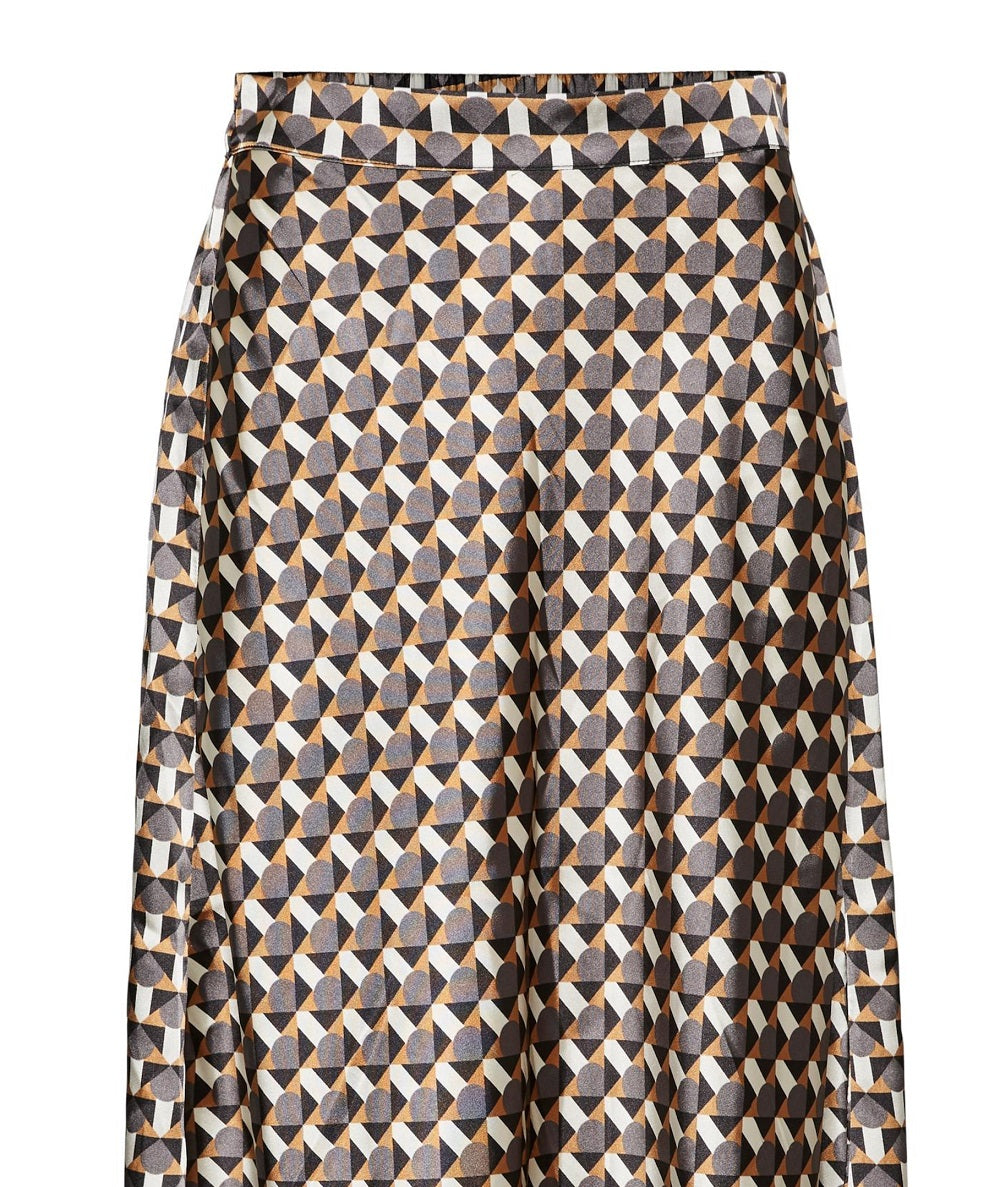 VERO MODA Women's Lizelle MIDI Skirt Gray Size 36