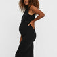 VERO MODA Women's Francoise Turtleneck Dress Black Size Small