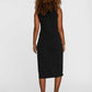 VERO MODA Women's Francoise Turtleneck Dress Black Size Small