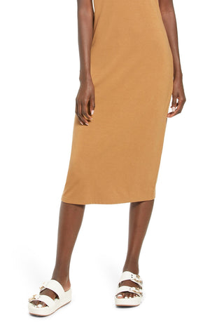 VERO MODA Women's Francoise Turtleneck Dress Brown Size Small