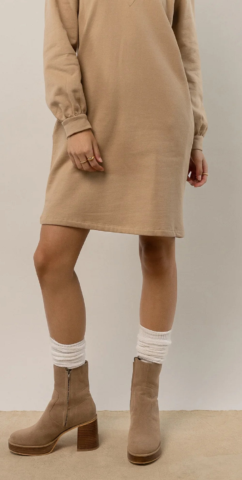 VERO MODA Women's Everard Sweater Dress Brown Size Medium