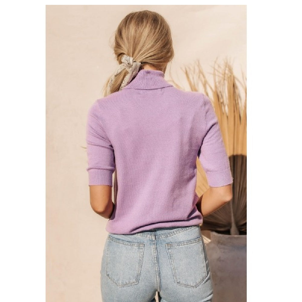 VERO MODA Women's Thea Sweater Top Purple