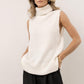 VERO MODA Women's Lia Sweater Vest White