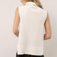 VERO MODA Women's Lia Sweater Vest White