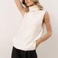 VERO MODA Women's Lia Sweater Vest White