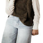 VERO MODA Women's Lia Sweater Vest Green