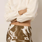 VERO MODA Women's Dinah Pullover White Size Small