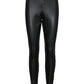 VERO MODA Women's Pepper Vegan Leather Pants Black Size Small