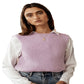 VERO MODA Women's Ruth Sweater Vest Purple Size Smal