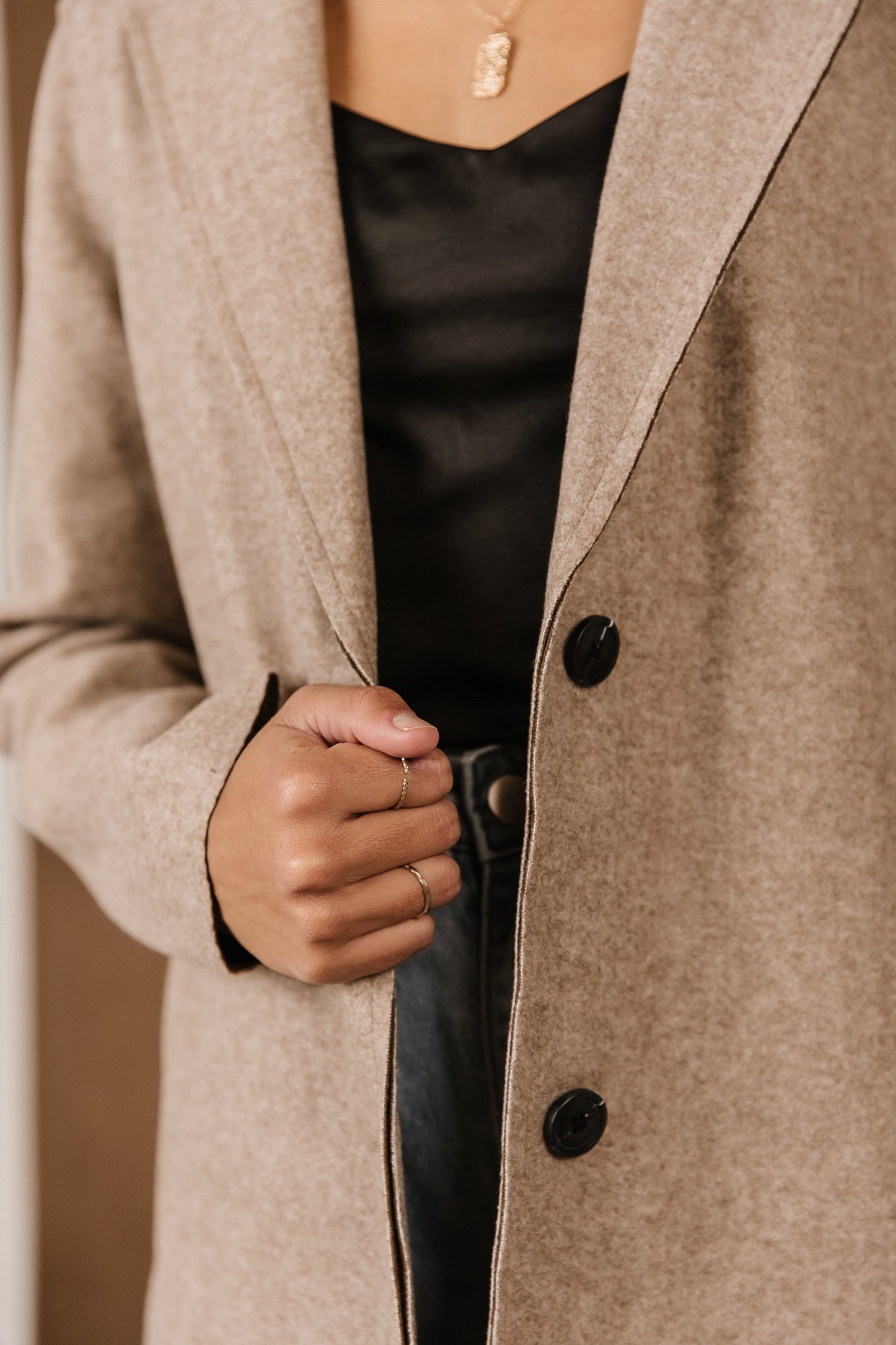 VERO MODA Women's Joslyn Coat Brown Size Small