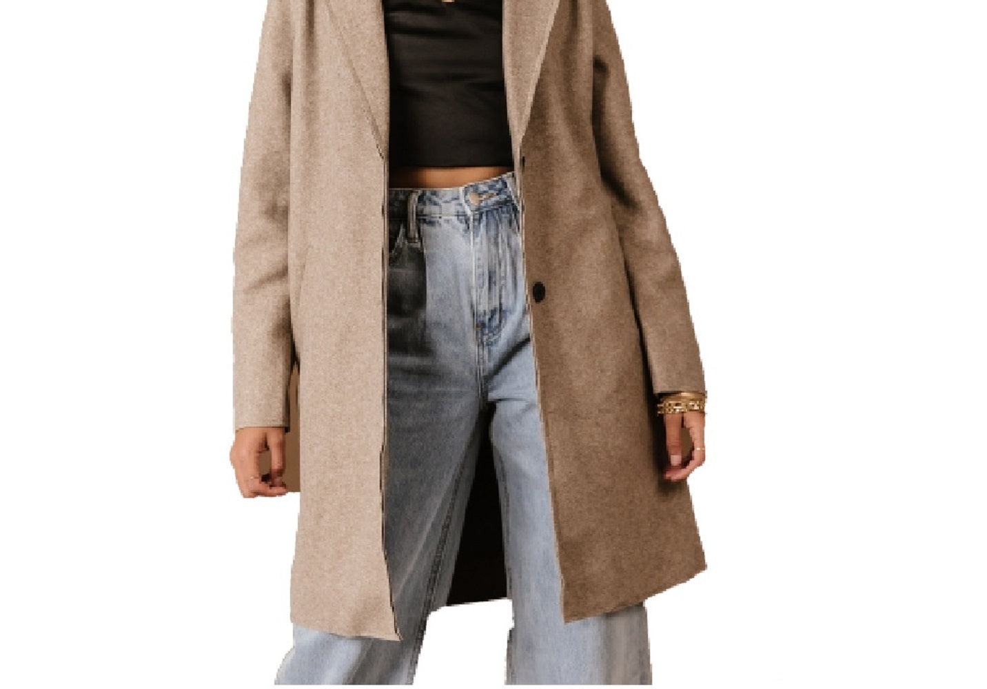 VERO MODA Women's Joslyn Coat Brown Size Small