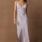 VERO MODA Women's Aria Slip Dress Gray Size Small