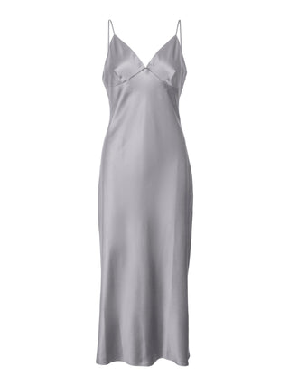 VERO MODA Women's Aria Slip Dress Gray