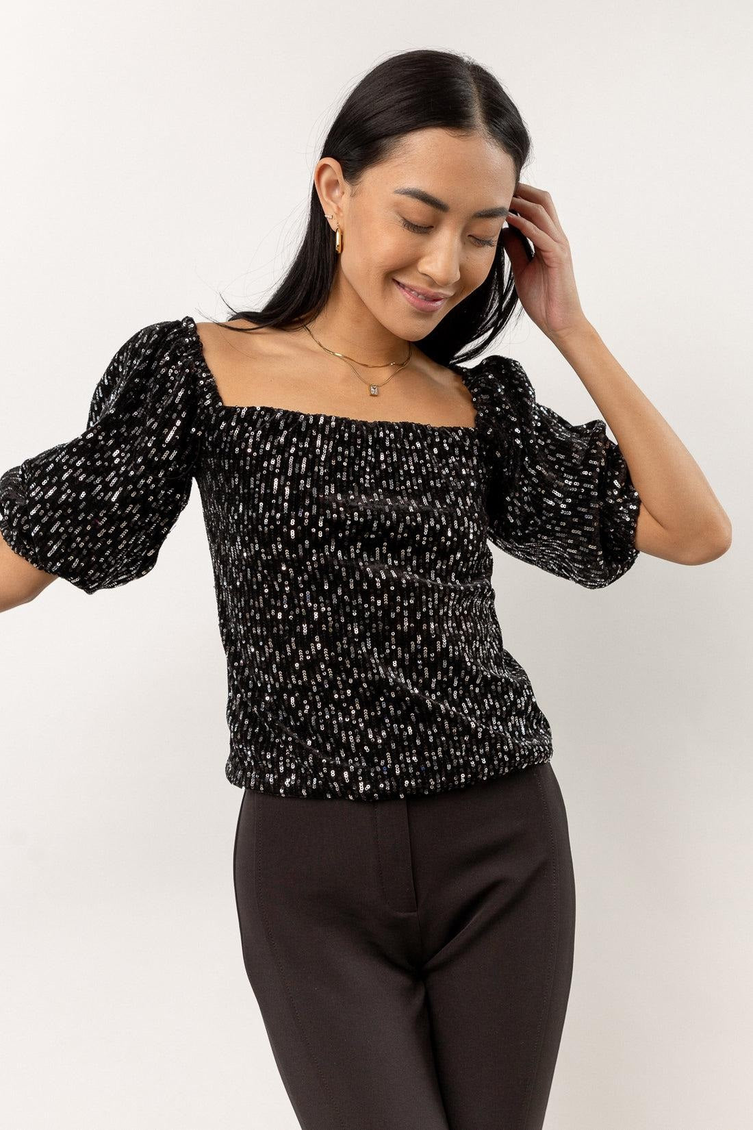 VERO MODA Women's Kimmie Top Black