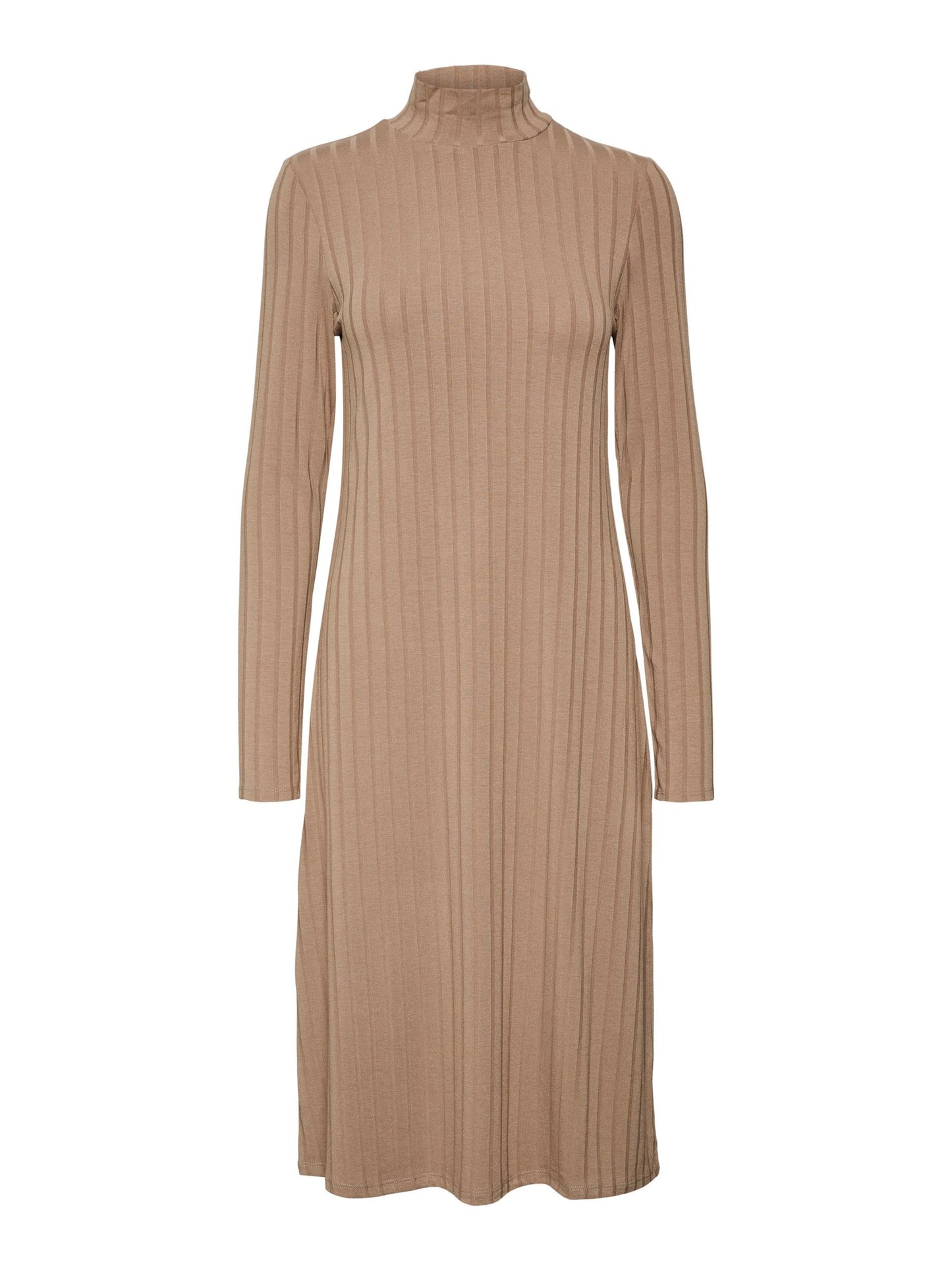 VERO MODA Women's Alondra Dress Brown Size 36