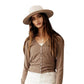 VERO MODA Women's Ryann Top Brown